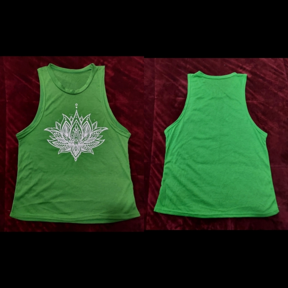 Green tank top
